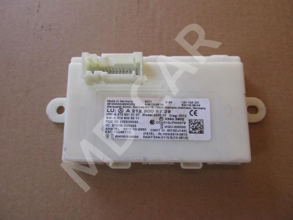 Блок KEYLESS-GO MERCEDES-BENZ GLE-класс Coupe C292 (2015 - 2019) фото 1 — Разборка Мерседес