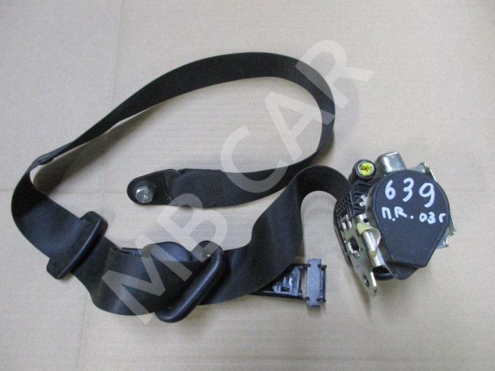 Ремень безопасности передний правый MERCEDES-BENZ Vito W639 (2003 - 2010) фото 1 &mdash; Разборка Мерседес