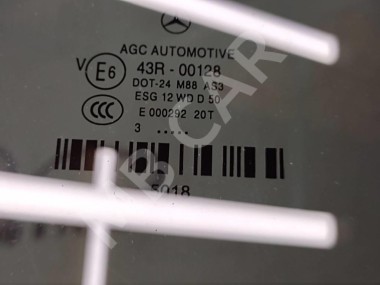 Стекло заднее правое MERCEDES-BENZ S-класс W222/C217/A217 (2013 - 2017) — Разборка Мерседес