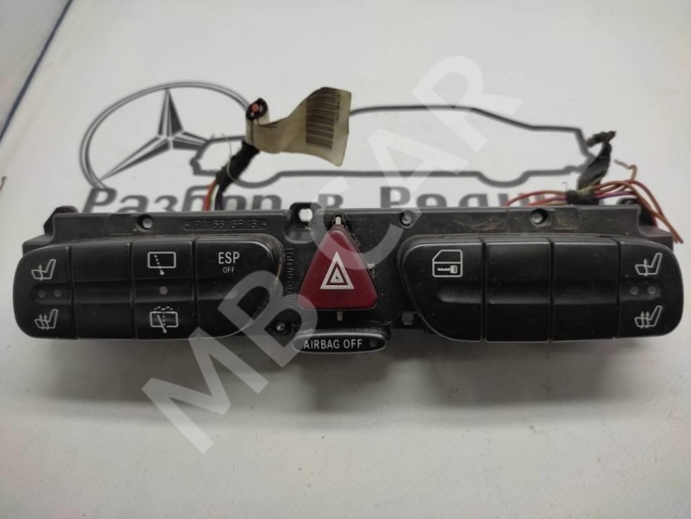 Блок кнопок MERCEDES-BENZ C-класс W203/S203/CL203 (2000 - 2004) фото 1 &mdash; Разборка Мерседес