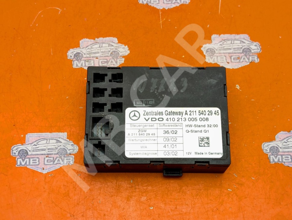 Блок ZGW CGW MERCEDES-BENZ A-класс W169 (2004 - 2008) фото 1 — Разборка Мерседес