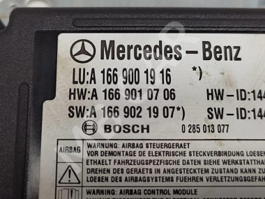 Блок AIRBAG MERCEDES-BENZ GLE-класс W166 (2015 - 2018) — Разборка Мерседес