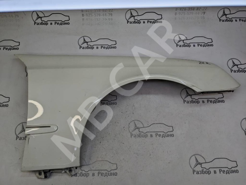 Крыло переднее правое MERCEDES-BENZ E-класс W211/S211 рестайлинг (2006 - 2009) фото 1 — Разборка Мерседес