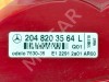 Фонарь задний левый MERCEDES-BENZ C-класс W204/S204 (2006 - 2011) фото 7 — Разборка Мерседес