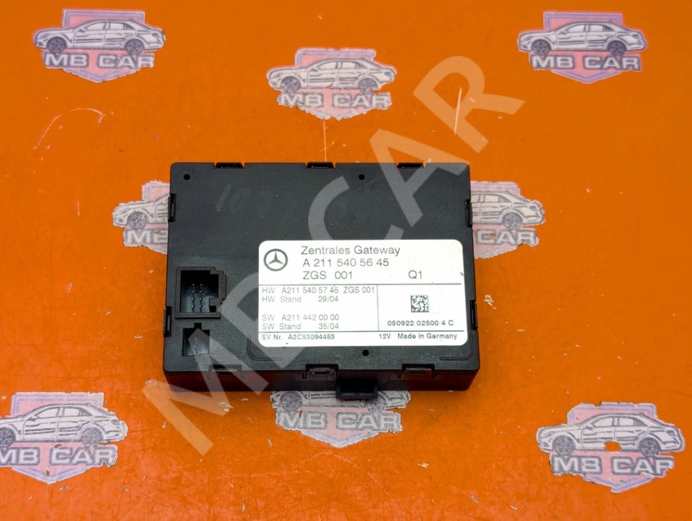 Блок ZGW CGW MERCEDES-BENZ E-класс W211/S211 (2002 - 2006) фото 1 — Разборка Мерседес