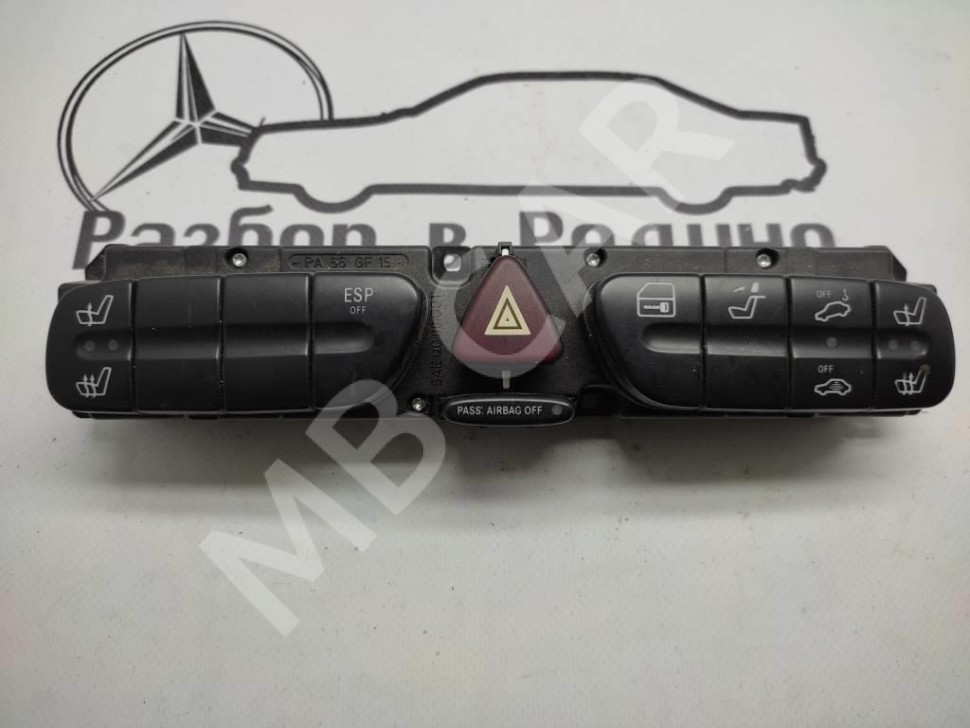 Блок кнопок MERCEDES-BENZ C-класс W203/S203/CL203 (2000 - 2004) фото 1 — Разборка Мерседес