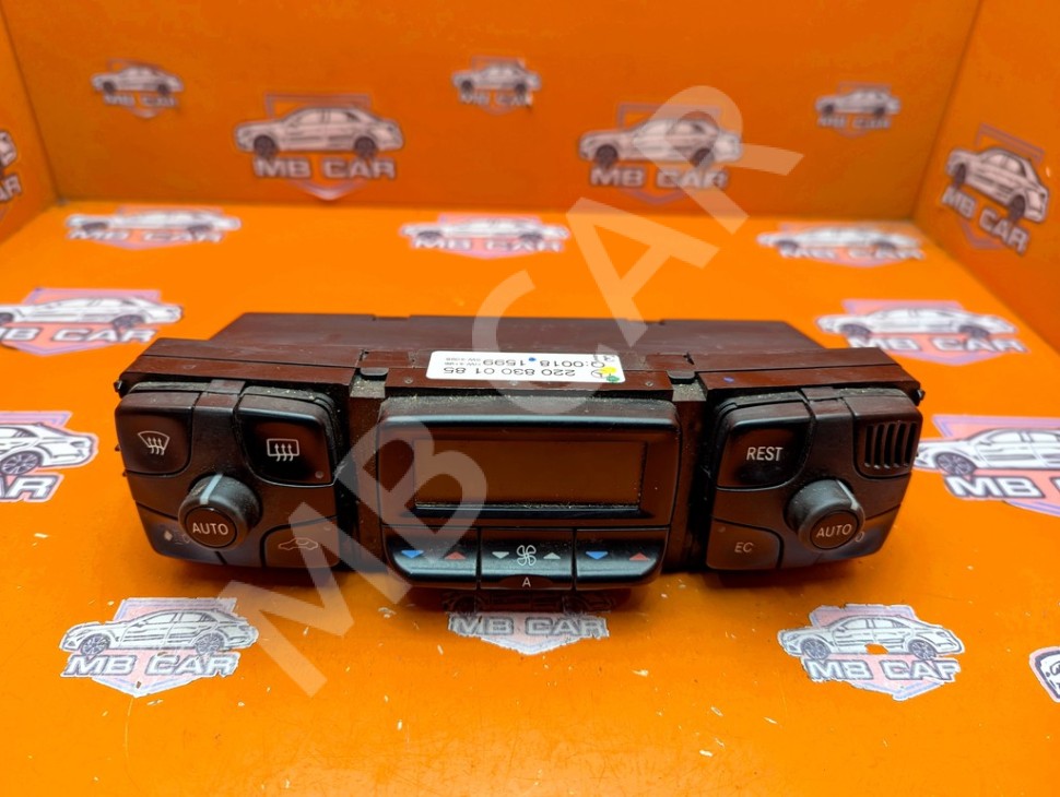 Панель управления климатом MERCEDES-BENZ S-класс W220 (1998 - 2005) фото 1 — Разборка Мерседес