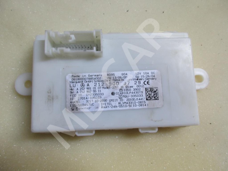 Блок KEYLESS-GO MERCEDES-BENZ GLE-класс W166 (2015 - 2018) фото 1 — Разборка Мерседес