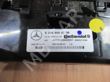 Панель управления климатом MERCEDES-BENZ C-класс W205/S205/C205/A205 (2014 - 2018) — Разборка Мерседес