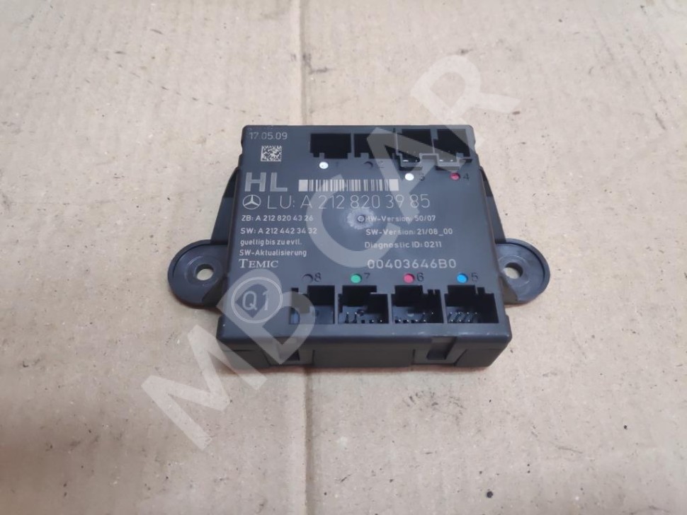 Блок двери MERCEDES-BENZ E-класс W212/S212/C207/A207 (2009 - 2013) фото 1 — Разборка Мерседес