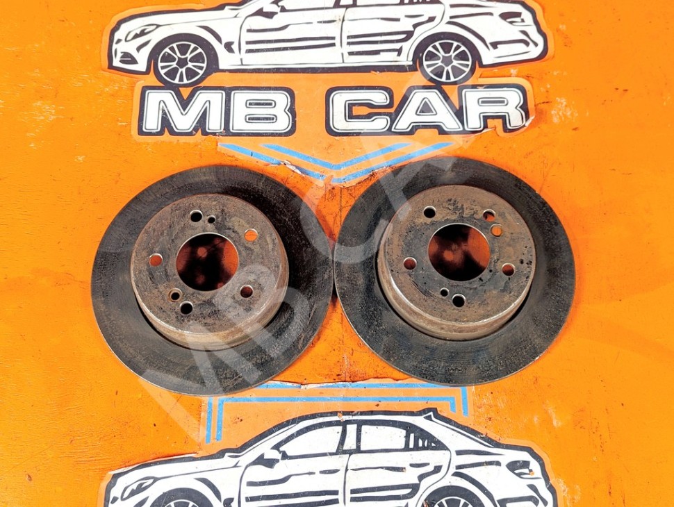 Диски тормозные зад MERCEDES-BENZ C-класс W203/S203/CL203 (2000 - 2004) фото 1 &mdash; Разборка Мерседес