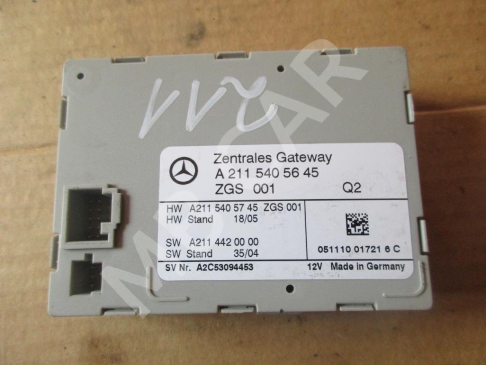 Блок ZGW CGW MERCEDES-BENZ E-класс W211/S211 (2002 - 2006) фото 1 — Разборка Мерседес