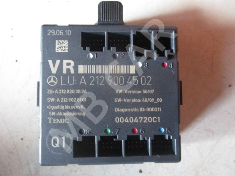 Блок двери MERCEDES-BENZ E-класс W212/S212/C207/A207 (2009 - 2013) фото 1 &mdash; Разборка Мерседес