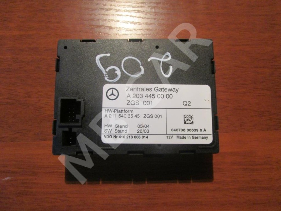 Блок ZGW CGW MERCEDES-BENZ C-класс W203/S203/CL203 рестайлинг (2004 - 2008) фото 1 — Разборка Мерседес