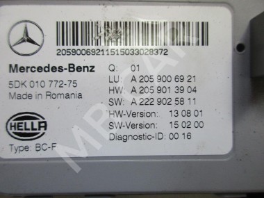 Блок SAM передний MERCEDES-BENZ C-класс W205/S205/C205/A205 (2014 - 2018) — Разборка Мерседес