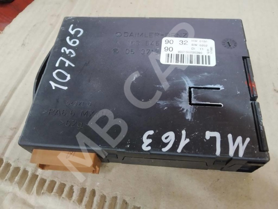 Блок EAM MERCEDES-BENZ M-класс W163 рестайлинг (2001 - 2005) фото 1 — Разборка Мерседес