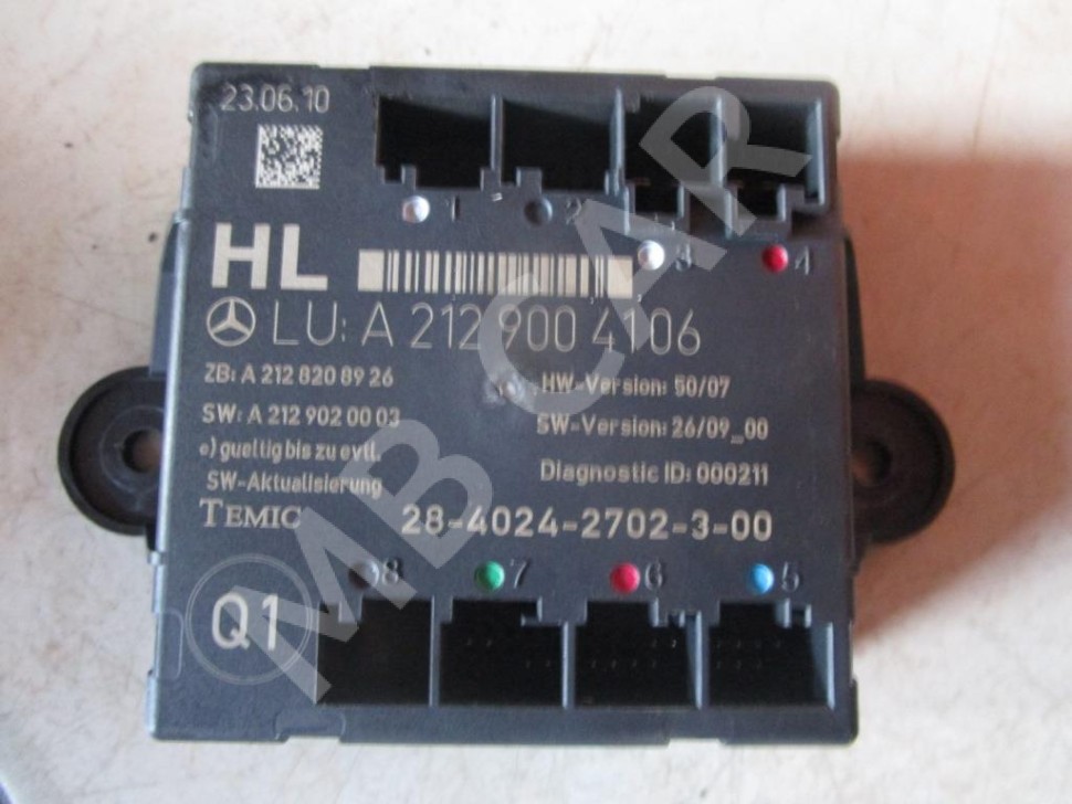 Блок двери MERCEDES-BENZ E-класс W212/S212/C207/A207 (2009 - 2013) фото 1 — Разборка Мерседес