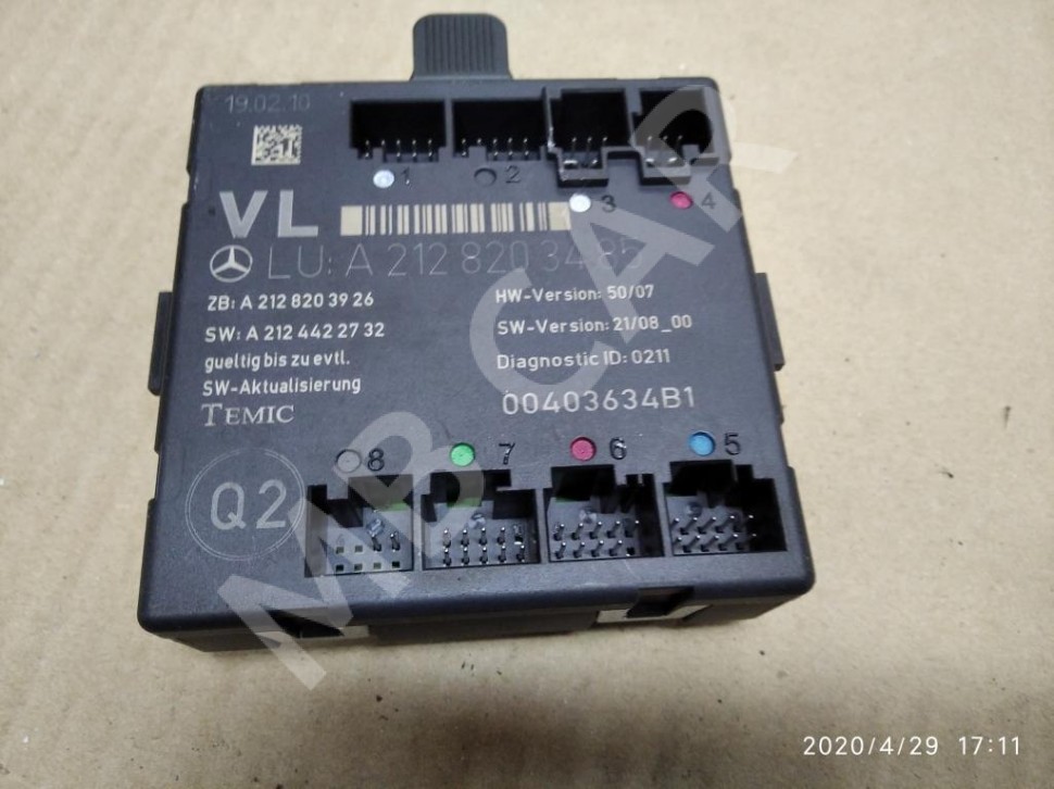 Блок двери MERCEDES-BENZ E-класс W212/S212/C207/A207 (2009 - 2013) фото 1 — Разборка Мерседес