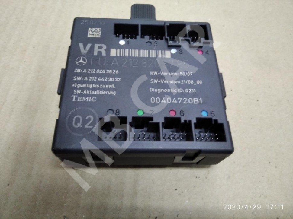 Блок двери MERCEDES-BENZ E-класс W212/S212/C207/A207 (2009 - 2013) фото 1 &mdash; Разборка Мерседес