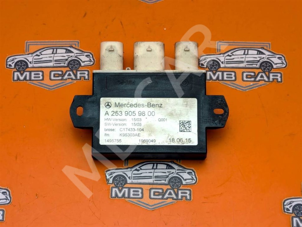 Блок крышки  багажника MERCEDES-BENZ C-класс AMG W205/S205/C205/A205 (2014 - 2018) фото 1 — Разборка Мерседес