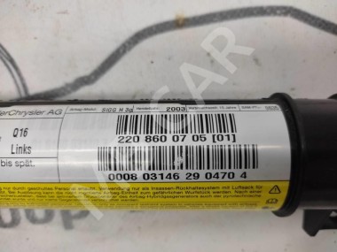 Шторка безопасности левая MERCEDES-BENZ S-класс W220 рестайлинг (2002 - 2005) — Разборка Мерседес