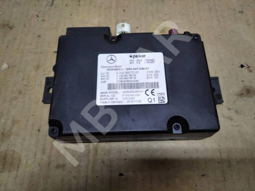 Блок телематики MERCEDES-BENZ CLA-класс C117/X117 (2013 - 2016) фото 1 — Разборка Мерседес