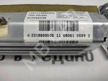 Подушка безопасности боковая MERCEDES-BENZ S-класс W221 (2005 - 2009) — Разборка Мерседес