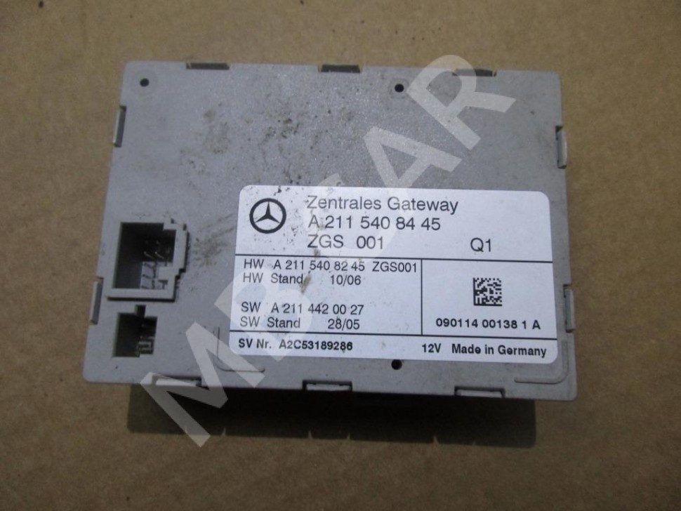 Блок ZGW CGW MERCEDES-BENZ CLS-класс C219 рестайлинг (2008 - 2010) фото 1 &mdash; Разборка Мерседес