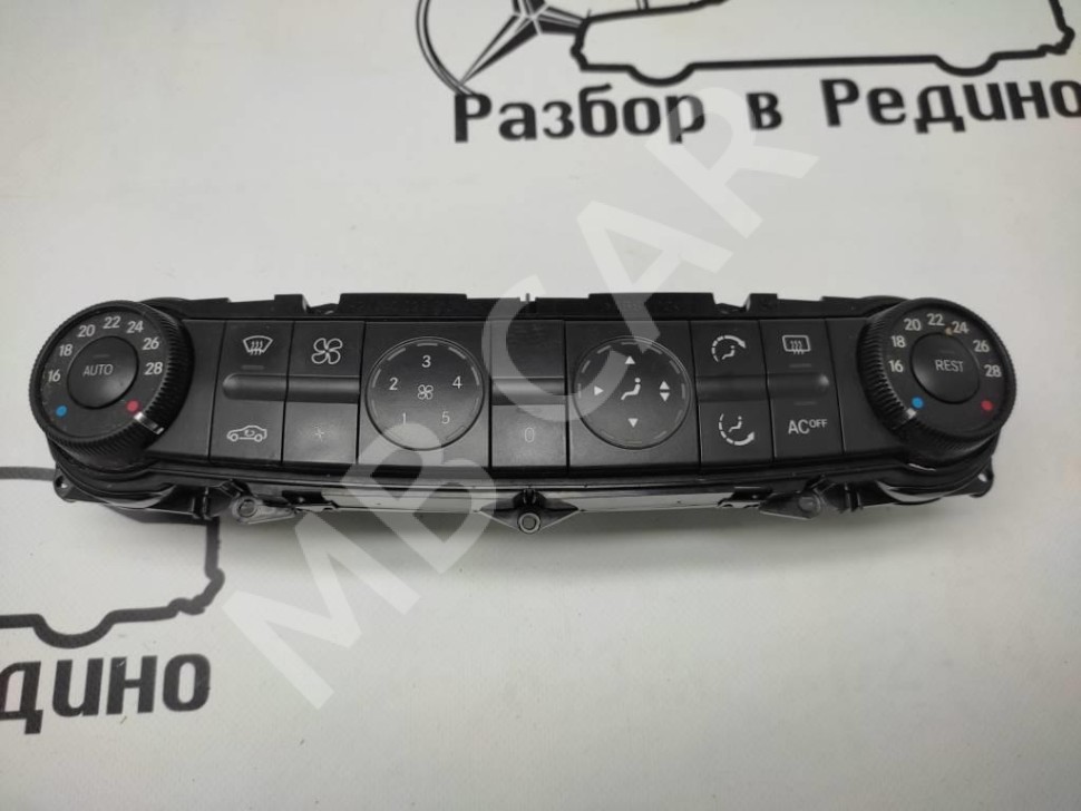 Панель управления климатом MERCEDES-BENZ E-класс W211/S211 (2002 - 2006) фото 1 &mdash; Разборка Мерседес