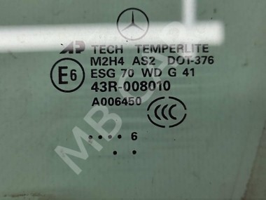 Стекло переднее левое MERCEDES-BENZ M-класс W164 (2005 - 2008) — Разборка Мерседес