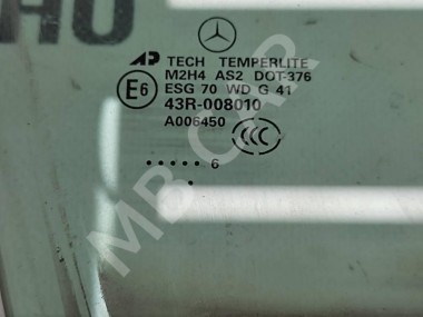 Стекло переднее правое MERCEDES-BENZ M-класс W164 (2005 - 2008) — Разборка Мерседес