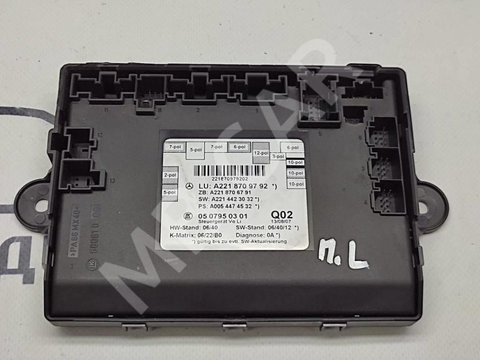 Блок двери MERCEDES-BENZ S-класс W221 (2005 - 2009) фото 1 — Разборка Мерседес