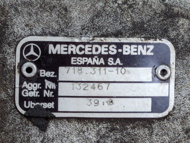 МКПП в сборе MERCEDES-BENZ MB100 I (1981 - 1996) &mdash; Разборка Мерседес