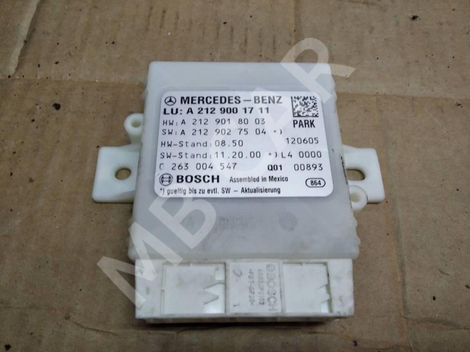 Блок парктроников MERCEDES-BENZ E-класс W212/S212/C207/A207 (2009 - 2013) фото 1 &mdash; Разборка Мерседес