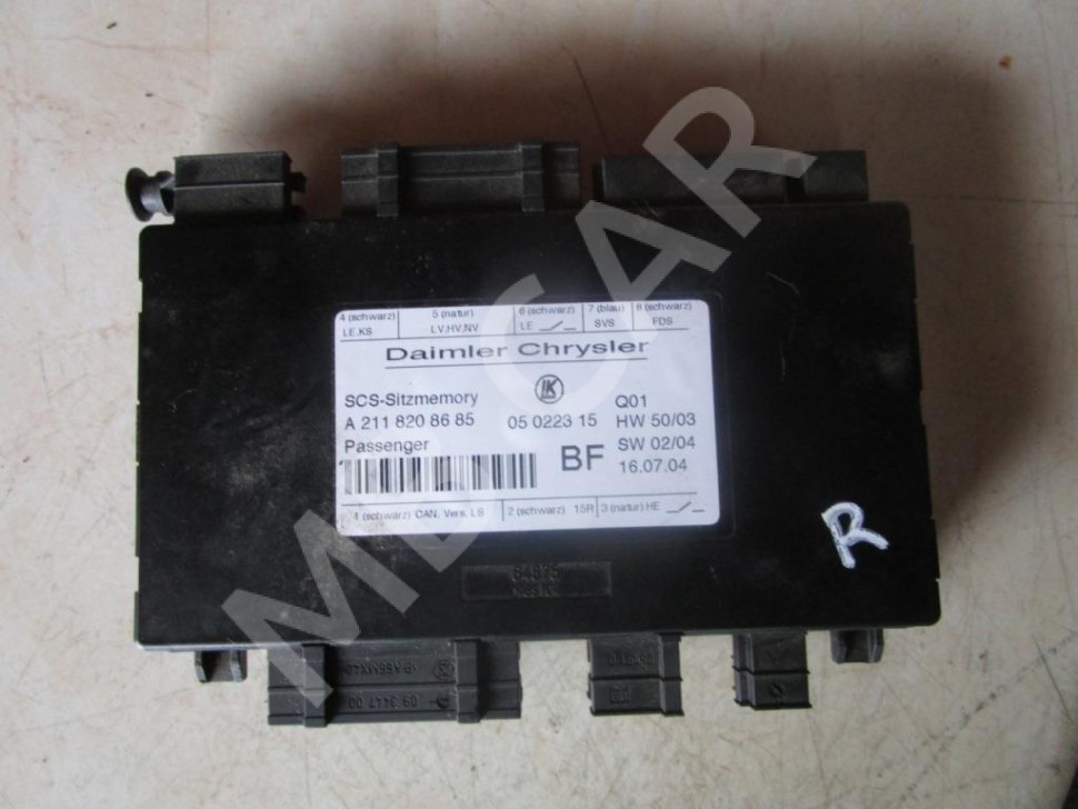 Блок сидений MERCEDES-BENZ C-класс W203/S203/CL203 рестайлинг (2004 - 2008) фото 1 &mdash; Разборка Мерседес