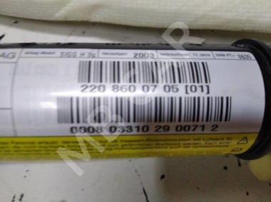 Шторка безопасности левая MERCEDES-BENZ S-класс W220 рестайлинг (2002 - 2005) — Разборка Мерседес