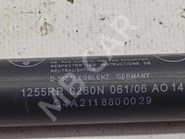 Амортизатор капота MERCEDES-BENZ E-класс W211/S211 (2002 - 2006) — Разборка Мерседес