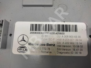 Блок SAM передний MERCEDES-BENZ C-класс W205/S205/C205/A205 (2014 - 2018) — Разборка Мерседес