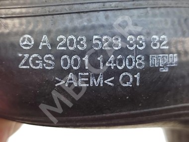 Патрубок интеркулера MERCEDES-BENZ C-класс W203/S203/CL203 (2000 - 2004) — Разборка Мерседес