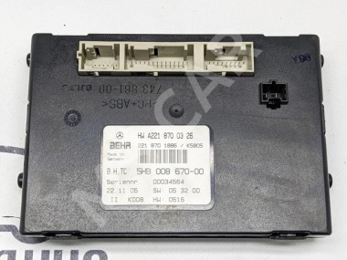 Блок климата MERCEDES-BENZ S-класс W221 (2005 - 2009) — Разборка Мерседес