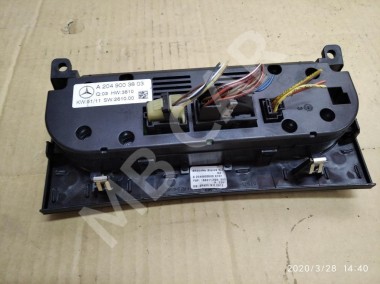 Панель управления климатом MERCEDES-BENZ C-класс W204/S204/С204 рестайлинг (2011 - 2015) — Разборка Мерседес