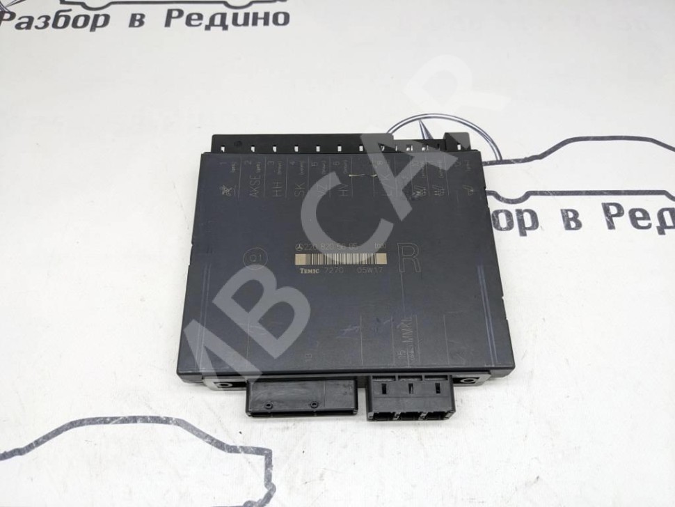 Блок сидений MERCEDES-BENZ S-класс W220 рестайлинг (2002 - 2005) фото 1 &mdash; Разборка Мерседес