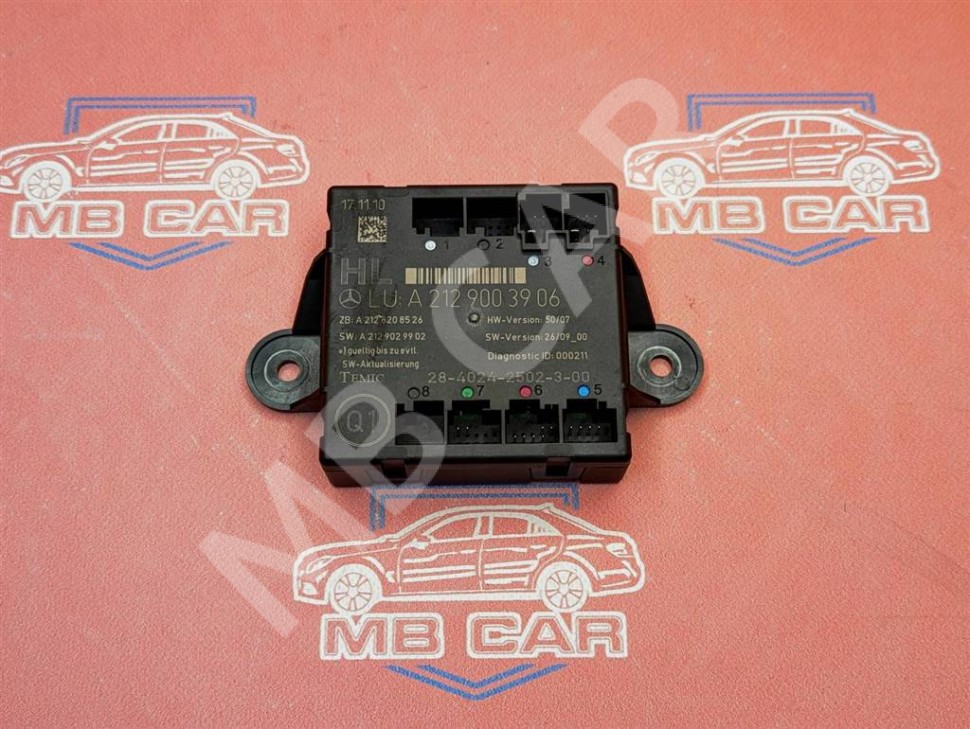 Блок двери MERCEDES-BENZ E-класс W212/S212/C207/A207 (2009 - 2013) фото 1 — Разборка Мерседес