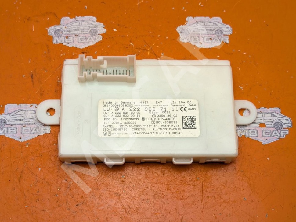 Блок KEYLESS-GO MERCEDES-BENZ S-класс AMG W222/C217/A217 (2013 - 2017) фото 1 &mdash; Разборка Мерседес