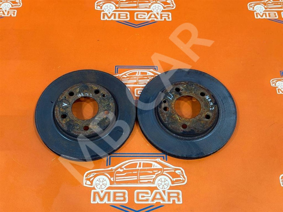 Диски тормозные перед MERCEDES-BENZ A-класс W168 (1997 - 2001) фото 1 &mdash; Разборка Мерседес