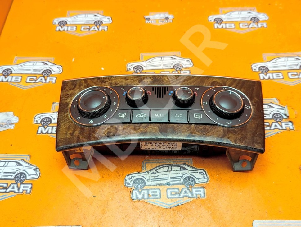 Панель управления климатом MERCEDES-BENZ C-класс W203/S203/CL203 рестайлинг (2004 - 2008) фото 1 &mdash; Разборка Мерседес