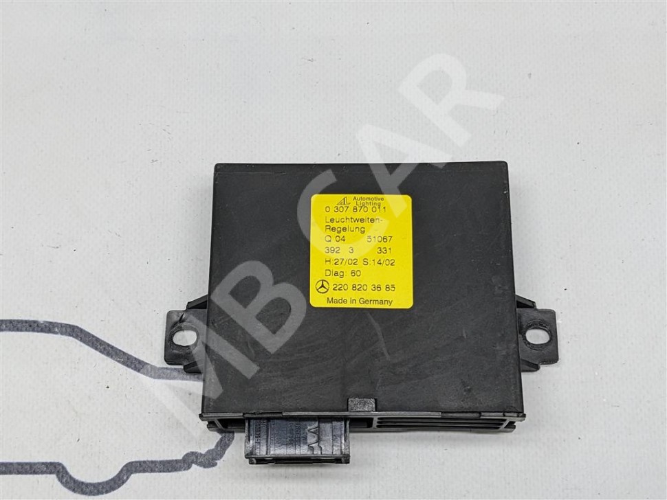 Блок корректора фар MERCEDES-BENZ S-класс W220 рестайлинг (2002 - 2005) фото 1 — Разборка Мерседес