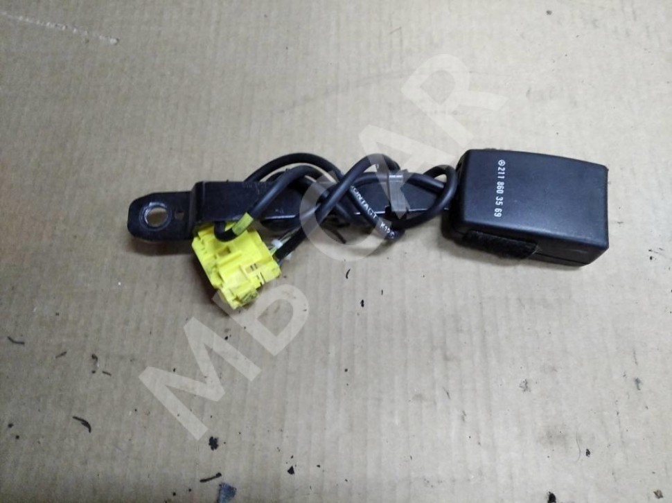 Замок ремня безопасности MERCEDES-BENZ E-класс W211/S211 (2002 - 2006) фото 1 — Разборка Мерседес