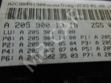 Щиток приборов MERCEDES-BENZ C-класс W205/S205/C205/A205 (2014 - 2018) — Разборка Мерседес