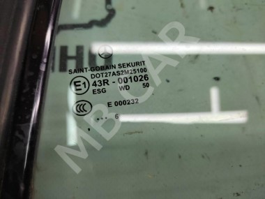 Стекло заднее левое MERCEDES-BENZ CLK-класс C209/W209 рестайлинг (2005 - 2010) — Разборка Мерседес